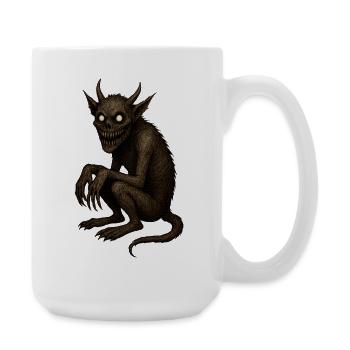 Oeuvre de créature démoniaque - Grande tasse 440 ml - blanc - Droite