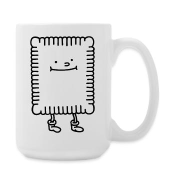 Butter biscuit – classic biscuit & cult delight - Large Mug 440 ml - white - Right