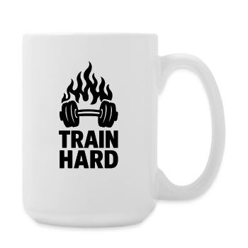 Une motivation d’entraînement ardente - Grande tasse 440 ml - blanc - Droite