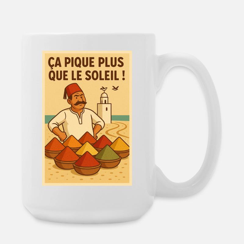 Sahara Spice Humor - Große Tasse 440 ml - Weiß
