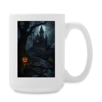 Halloween Horror Pumpkin - Large Mug 440 ml - white - Right