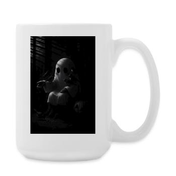 Halloween Geist Spooky - Große Tasse 440 ml - Weiß - Rechts