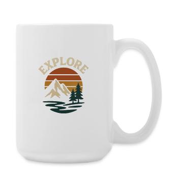 Explore Sunset - Large Mug 440 ml - white - Right