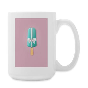 Cadeau d’anniversaire Popsicle - Grande tasse 440 ml - blanc - Droite
