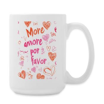 More Amore - Large Mug 440 ml - white - Right