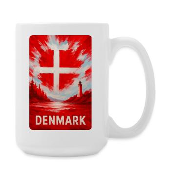 Denmark Legend – Power of the North - Large Mug 440 ml - white - Right