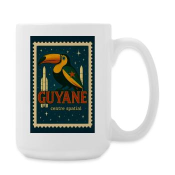Toucan Spatial Guyane - Grande tasse 440 ml - blanc - Droite