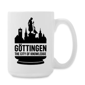 Göttingen Stadt des Wissens - Große Tasse 440 ml - Weiß - Rechts