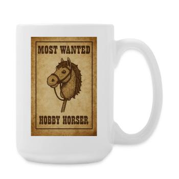 Most Wanted – Hobby Horsing Western Style - Large Mug 440 ml - white - Right
