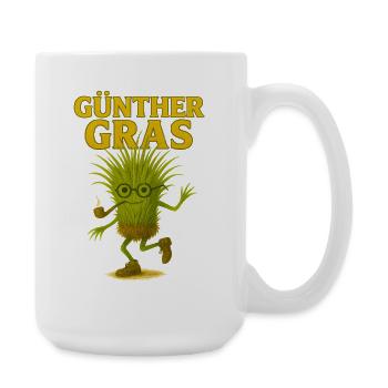 Günther Gras | Green Monster - Large Mug 440 ml - white - Right