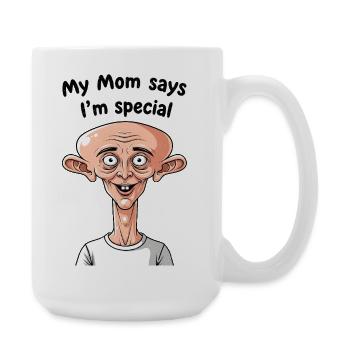 Maman dit que je suis spéciale - Grande tasse 440 ml - blanc - Droite