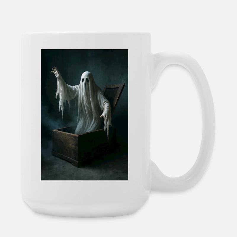 Fantôme du cercueil - Grande tasse 440 ml - blanc