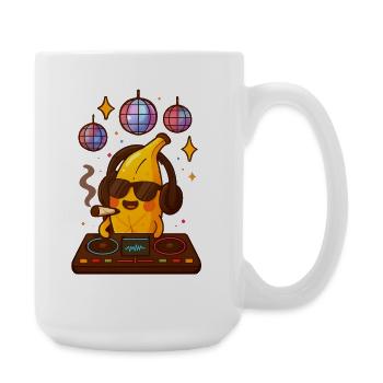 Banane DJ fume Banane 🍌 - Grande tasse 440 ml - blanc - Droite