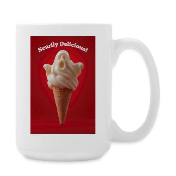 Ghost IceCream Schaurig lecker - Große Tasse 440 ml - Weiß - Rechts
