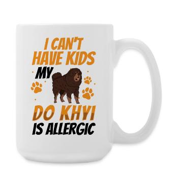 Avoir un Do-Khyi Mastiff tibétain - Grande tasse 440 ml - blanc - Droite