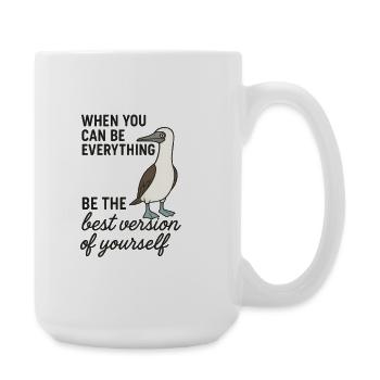 Blue-footed boobies - Best version - Large Mug 440 ml - white - Right