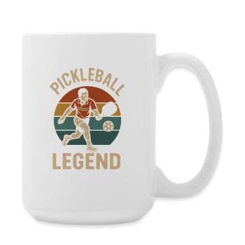 Légende du pickleball rétro - Grande tasse 440 ml - blanc - Droite