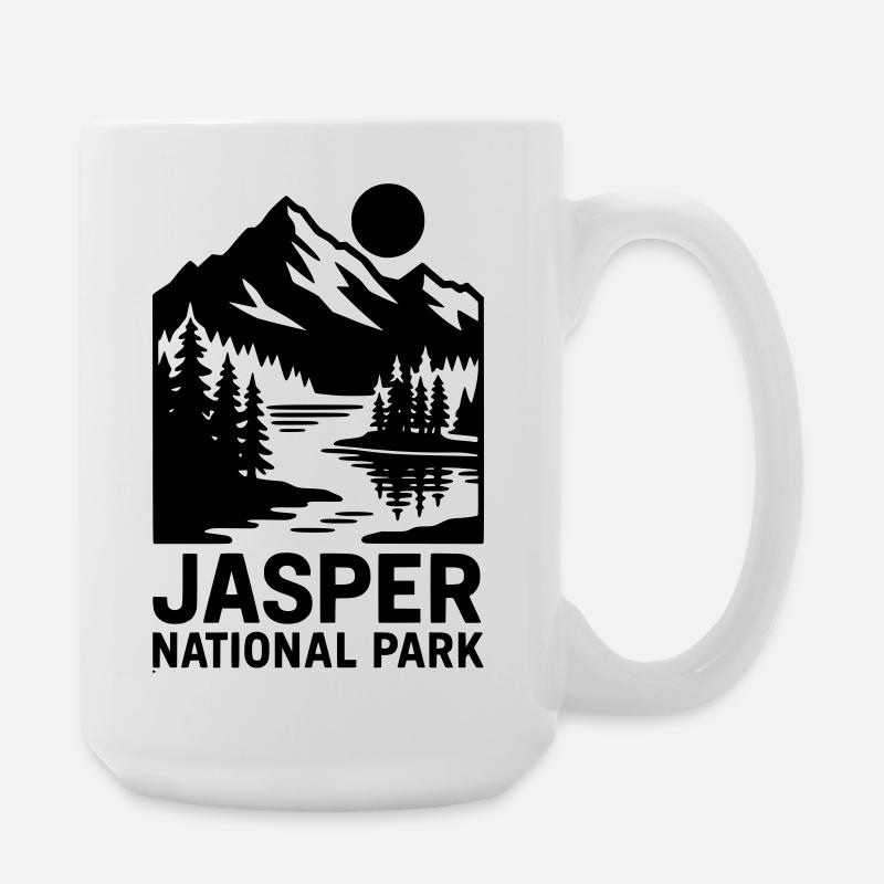 Jasper National Park - Large Mug 440 ml - white