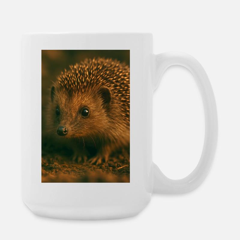 Animals - Hedgehog - Large Mug 440 ml - white