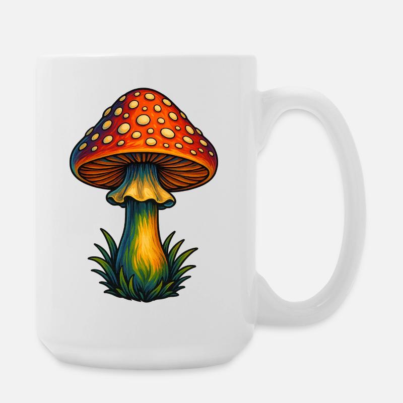 Fliegenpilz - Große Tasse 440 ml - Weiß