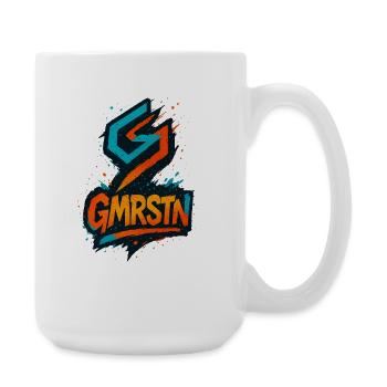 GMRSTN Graffiti Emblem Splash - Large Mug 440 ml - white - Right