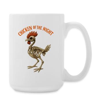 Chicken of the Night - Large Mug 440 ml - white - Right