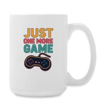 Just One More Game Retro Tee - Large Mug 440 ml - white - Right