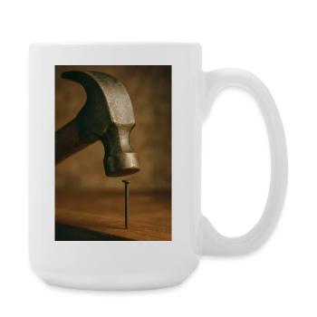 Profession - Carpenter - Large Mug 440 ml - white - Right