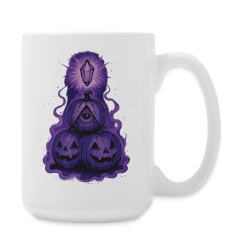 Halloween dans le culte : plus d’horreur, plus de plaisir - Grande tasse 440 ml - blanc - Droite