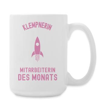 Best Female Plumber Employee of the Month Plumber - Large Mug 440 ml - white - Right