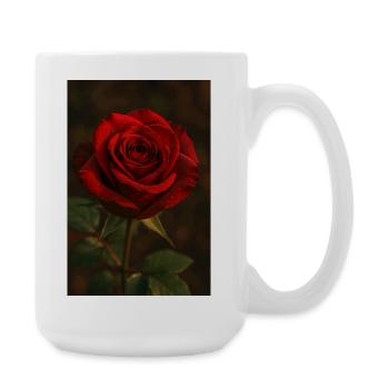 Fear Rose - Large Mug 440 ml - white - Right