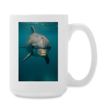 Animals - Dolphin - Large Mug 440 ml - white - Right