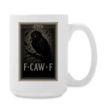 Corbeau Noir - F-CAW-F - Grande tasse 440 ml - blanc - Droite