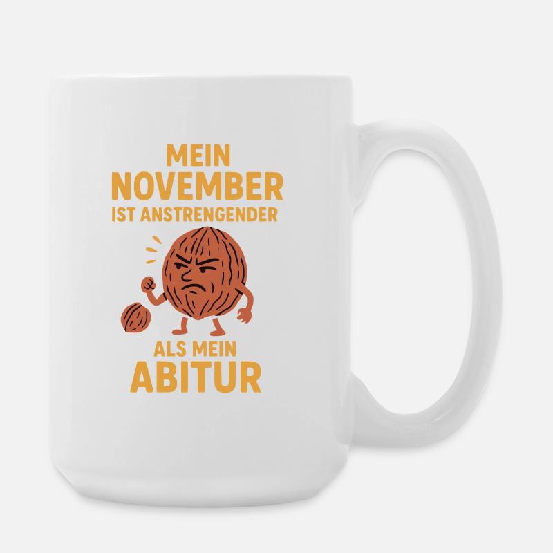 No Nut November - Large Mug 440 ml - white