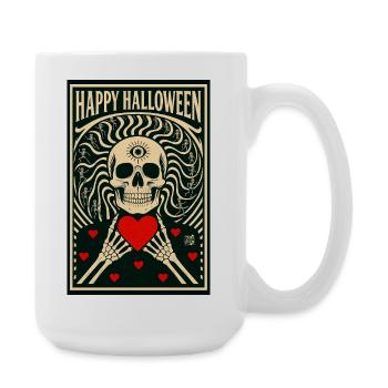 la_mort_vous_va_si_bien - Large Mug 440 ml - white - Right