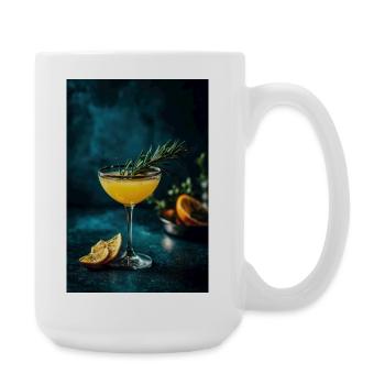 Zitrus-Rosmarin-Spritz - Große Tasse 440 ml - Weiß - Rechts