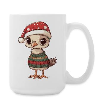 Bouquet Christmas - Large Mug 440 ml - white - Right
