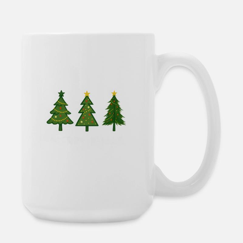 Weihnachtsbaum Christbaum Tannenbaum - Große Tasse 440 ml - Weiß