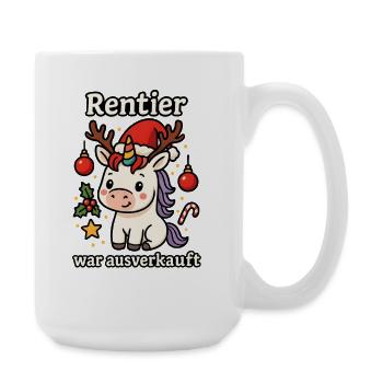 La chemise de Noël Renne de Noël était épuisée - Grande tasse 440 ml - blanc - Droite