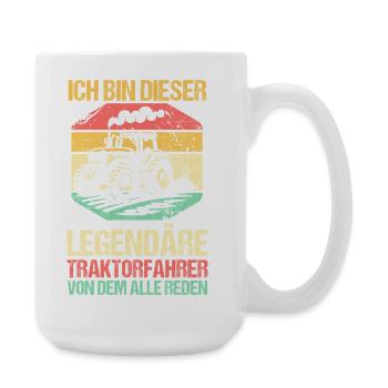 Agriculteur Agriculteur Agriculteur Tracteur Agricole - Grande tasse 440 ml - blanc - Droite