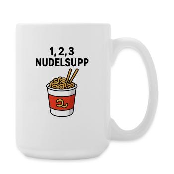 1-2-3_Nudelsupp - Große Tasse 440 ml - Weiß - Rechts