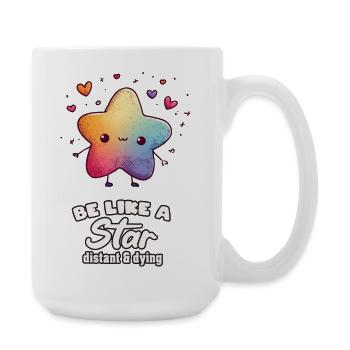 Be Like a Star - Große Tasse 440 ml - Weiß - Rechts