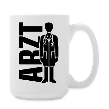 Arzt Doktor - Große Tasse 440 ml - Weiß - Rechts