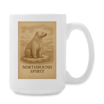 Noordelijke Geest: Poolbeer op IJs - Grande tasse 440 ml - blanc - Droite