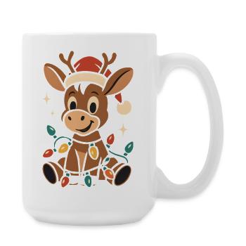 Donkey Donkey Elf Christmas Costume Outfit - Large Mug 440 ml - white - Right