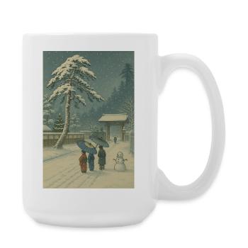 Weihnachtszeit - Große Tasse 440 ml - Weiß - Rechts