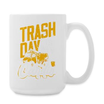La Journée des Déchets est ma journée préférée - Grande tasse 440 ml - blanc - Droite