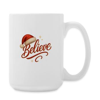 Christmas Hat Merry Christmas - Large Mug 440 ml - white - Right