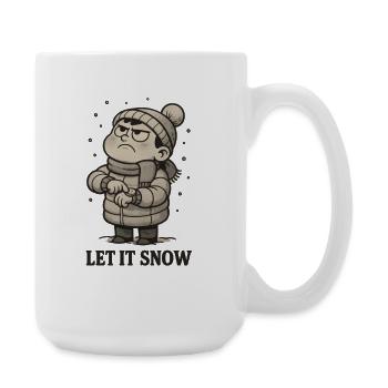 Let It Snow Already! - Große Tasse 440 ml - Weiß - Rechts