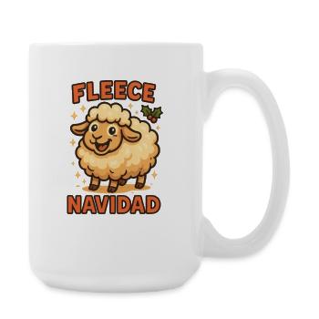 Lustiges Weihnachts Geschenk - Große Tasse 440 ml - Weiß - Rechts